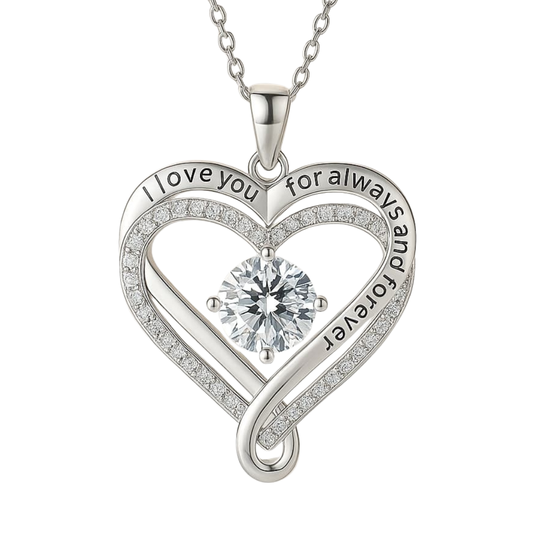 Silver Necklace + White Box